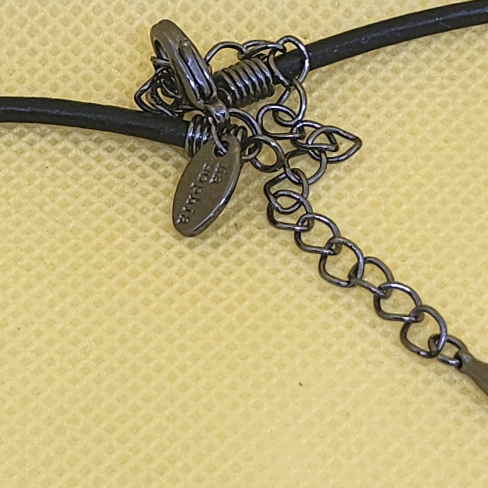 Lia Sophia Black Necklace